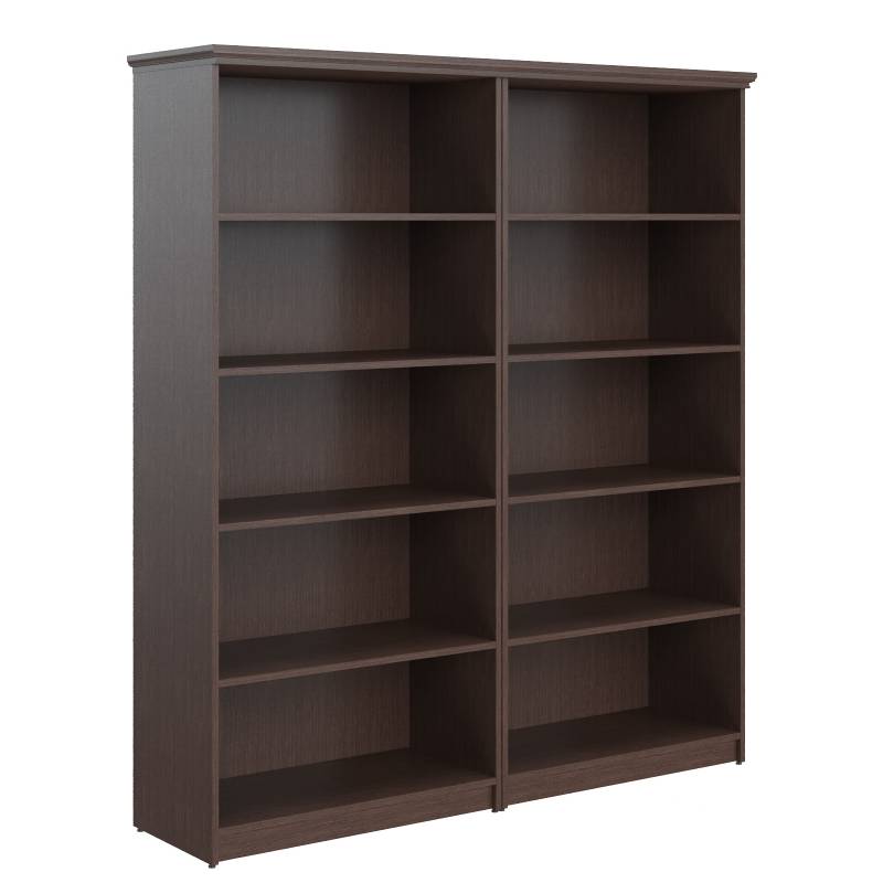 Стеллаж высокий 2-х секционный RHC 180 Венге Магия 1808х466х2023 главное фото